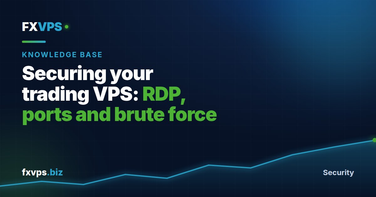 Securing Your Trading VPS: RDP Ports, Passwords and Brute Force