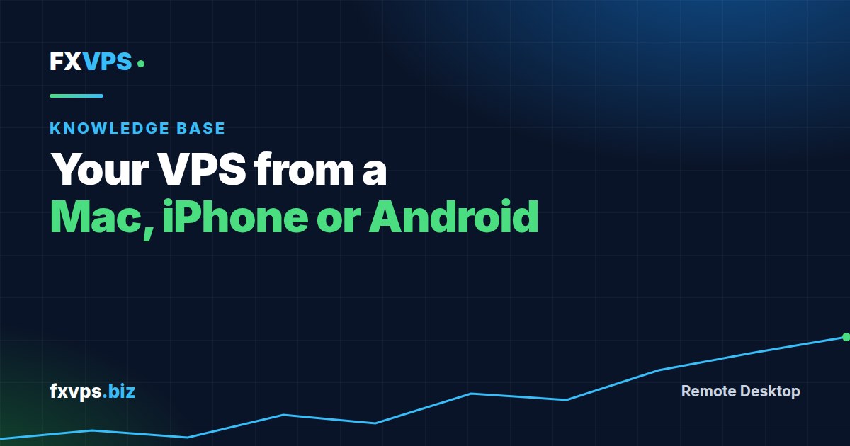 Connecting to Your Trading VPS From a Mac, iPhone, iPad or Android with the Windows App