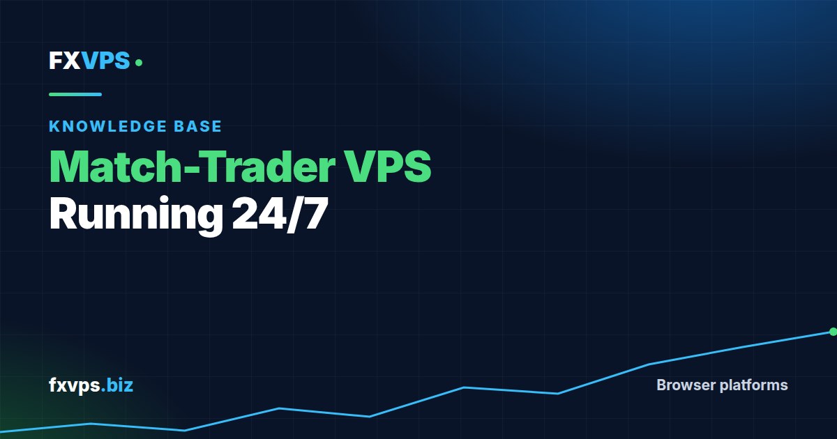 Match-Trader VPS: Keep Browser Trading Platforms Running 24/7